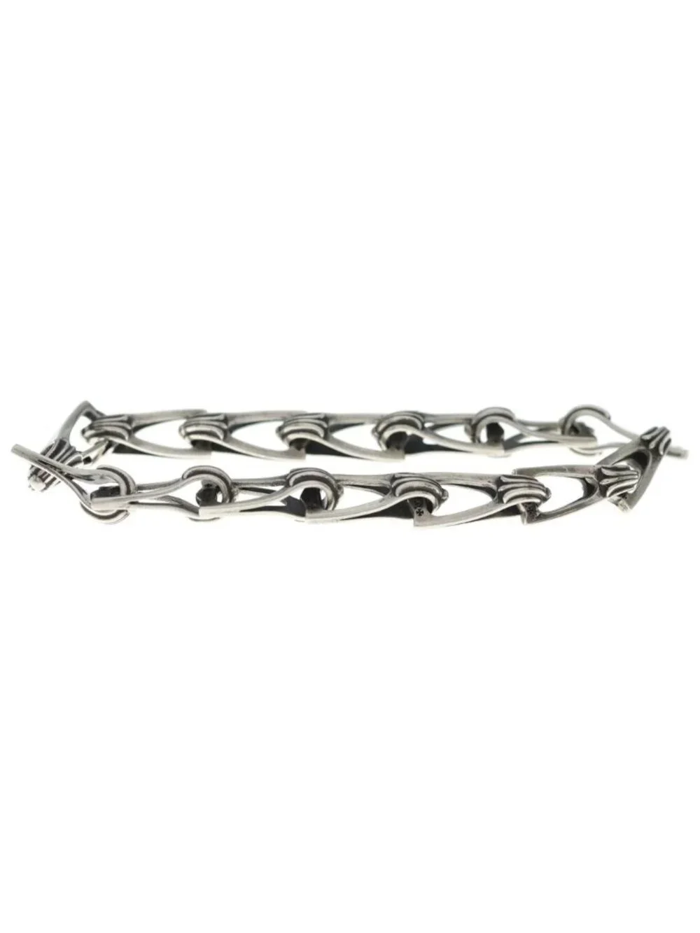 Chrome Hearts Window Chain Silver Bracelet